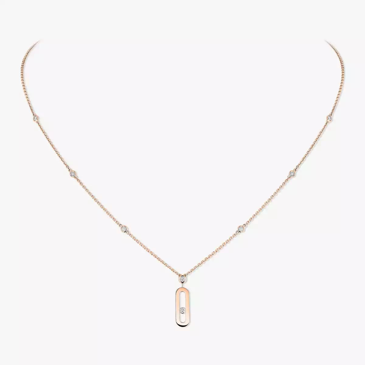 [Novalux]SIGNATURE FRAME NECKLACE