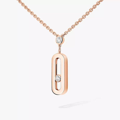 [Novalux]SIGNATURE FRAME NECKLACE
