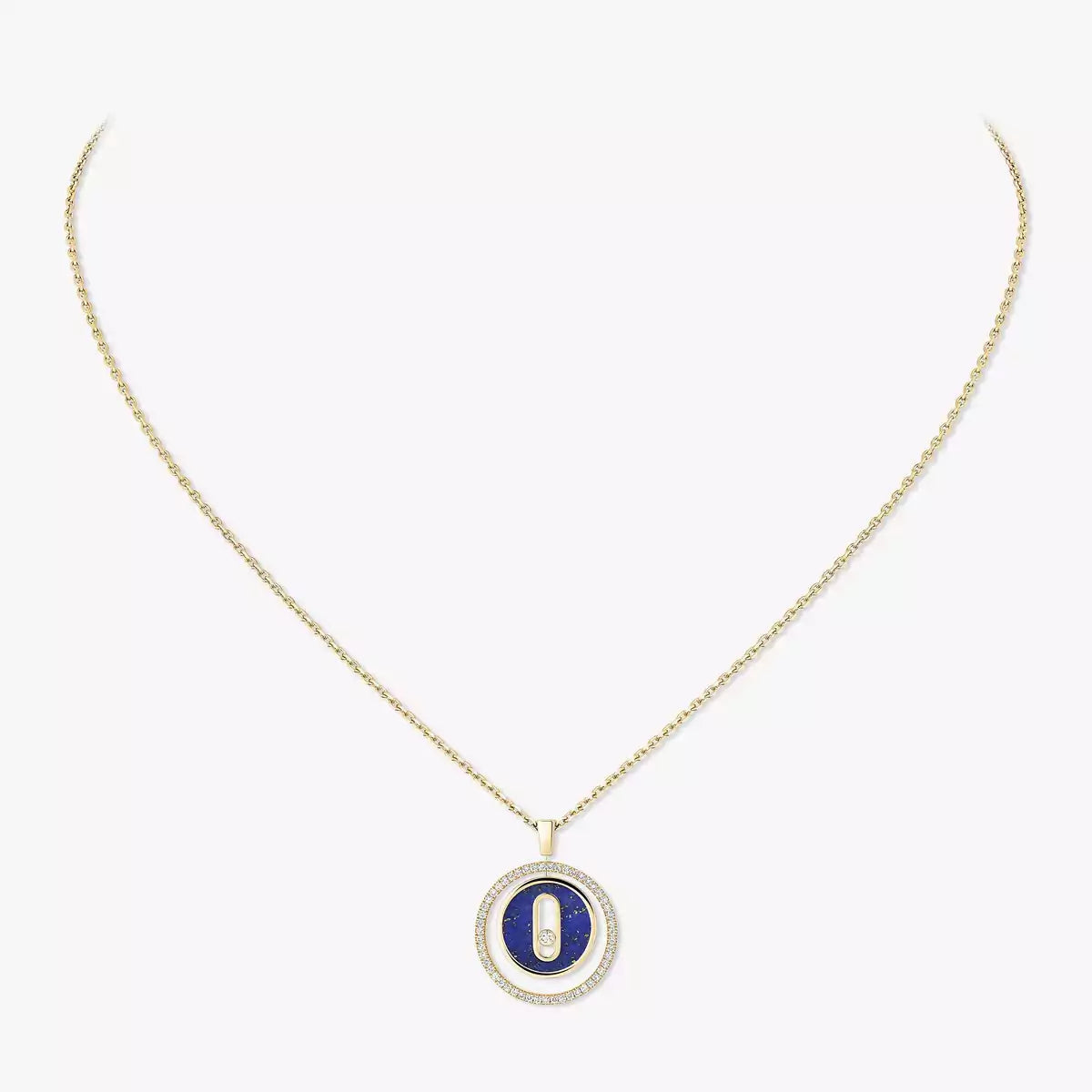 [Novalux]LUCKY MOVE DIAMOND NECKLACE