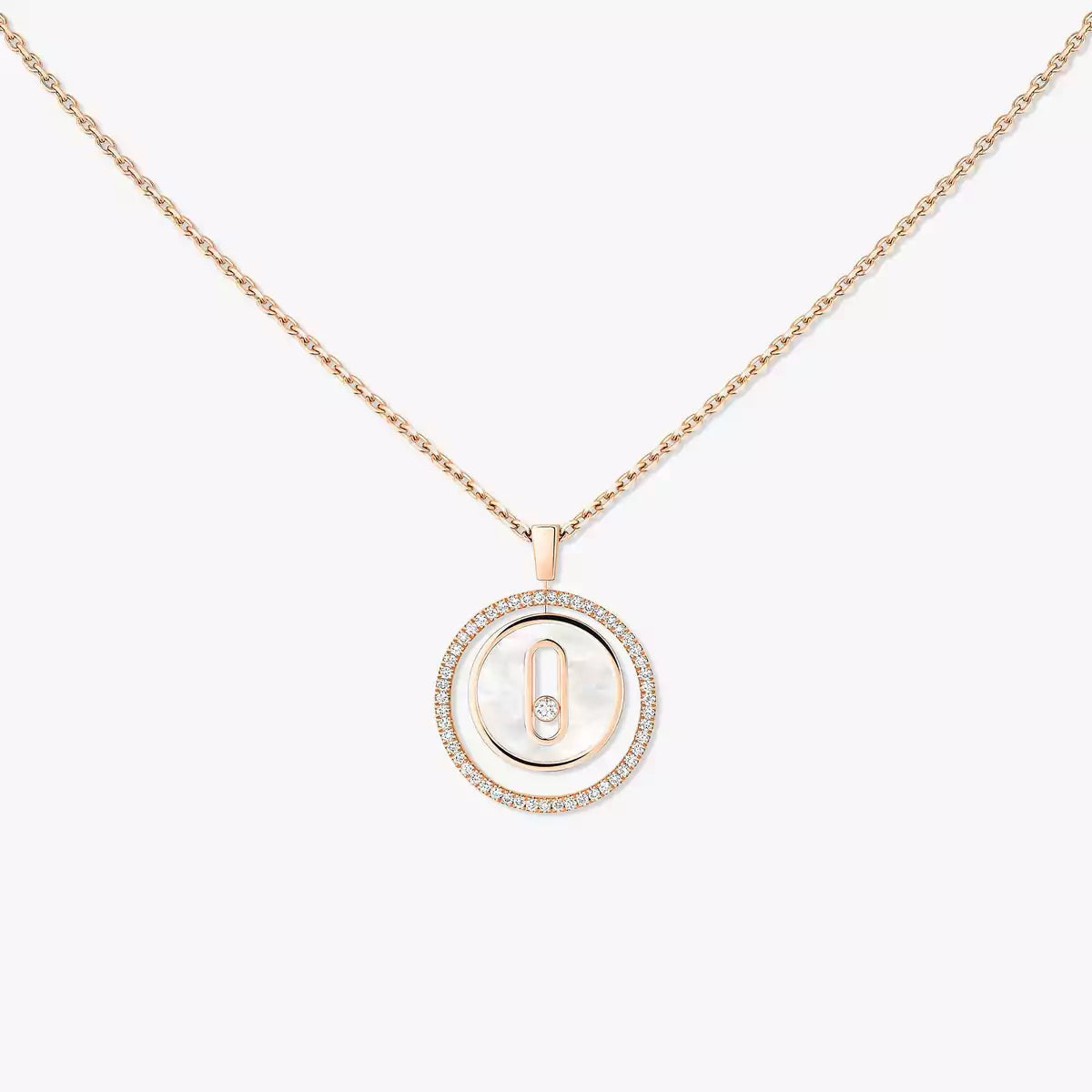[Novalux]LUCKY MOVE DIAMOND NECKLACE