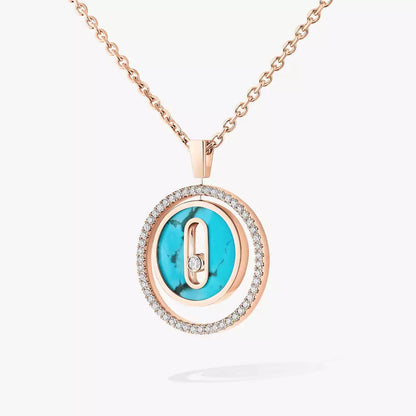 [Novalux]LUCKY MOVE DIAMOND NECKLACE