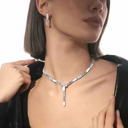 [Novalux]IMPERIAL MOVE SM DIAMOND EARRINGS
