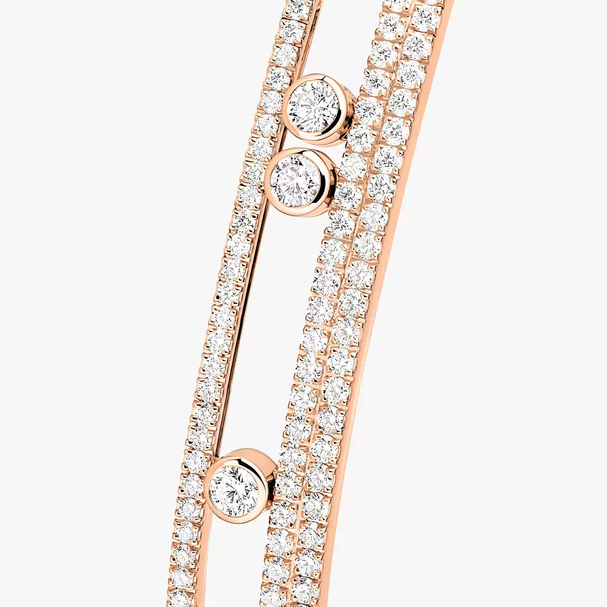 [Novalux]MOVE ROMANE PAVÉ DIAMOND BANGLE BRACELET
