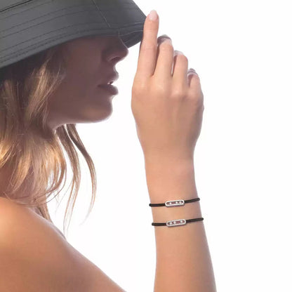 [Novalux]CARE(S) PAVÉ CORD BRACELET