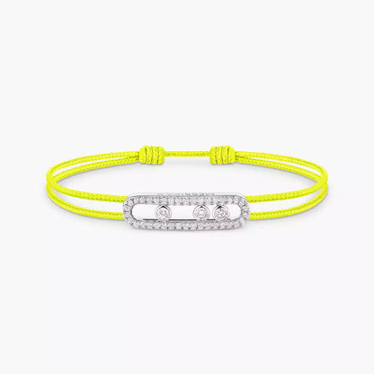 [Novalux]CARE(S) PAVÉ CORD BRACELET