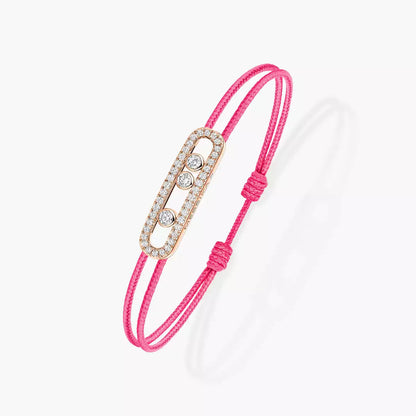 [Novalux]CARE(S) PAVÉ CORD BRACELET