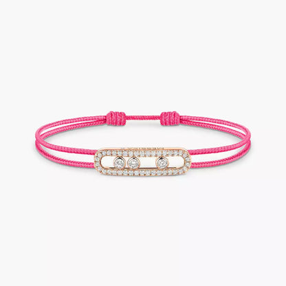 [Novalux]CARE(S) PAVÉ CORD BRACELET