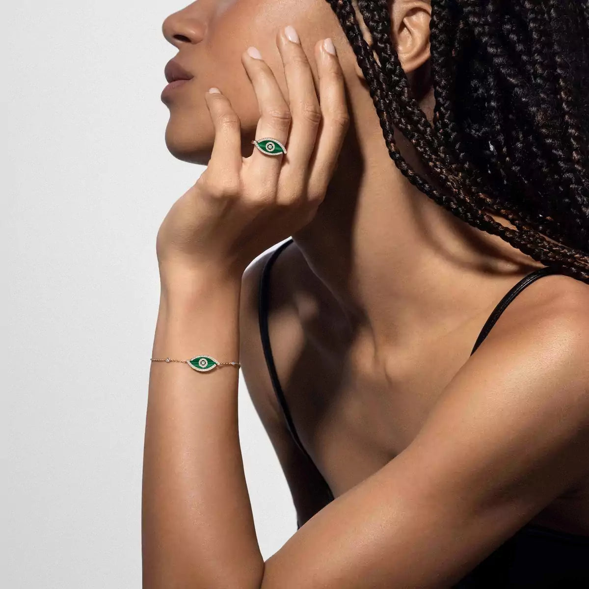 [Novalux]LUCKY EYE DIAMOND BRACELET