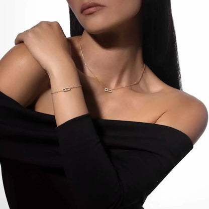[Novalux]MOVE UNO DIAMOND BRACELET