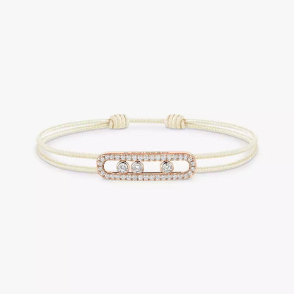 [Novalux]CARE(S) PAVÉ CORD BRACELET