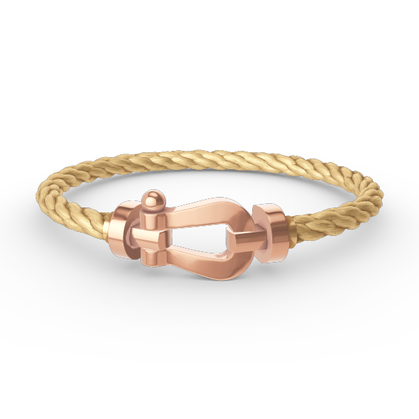 [Novalux]FORCE LARGE HORSESHOE BRACELET - ROSE GOLD