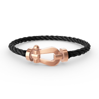 [Novalux]FORCE LARGE HORSESHOE BRACELET - ROSE GOLD
