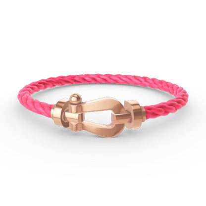 [Novalux]FORCE LARGE HORSESHOE BRACELET - ROSE GOLD