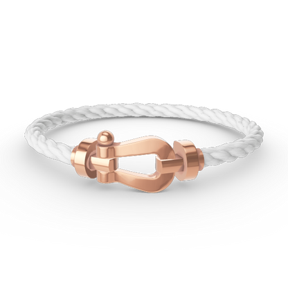 [Novalux]FORCE LARGE HORSESHOE BRACELET - ROSE GOLD