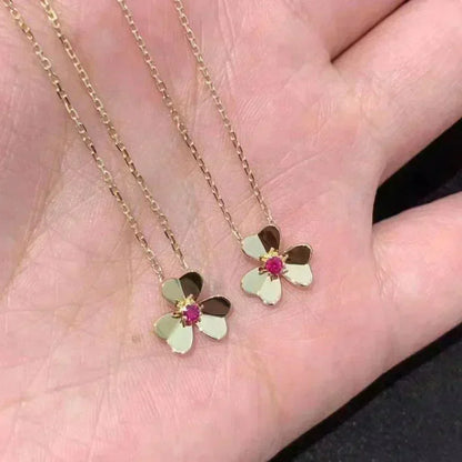 [Novalux]FRIVOLE FLORAL CHARM NECKLACE