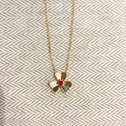 [Novalux]FRIVOLE FLORAL CHARM NECKLACE