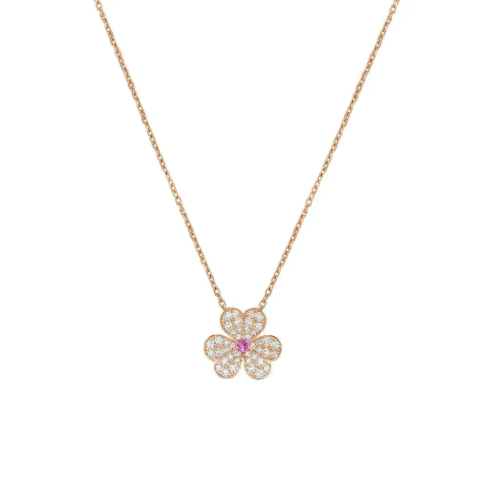 [Novalux]PAVÉ DIAMOND BUTTERFLY CHARM NECKLACE