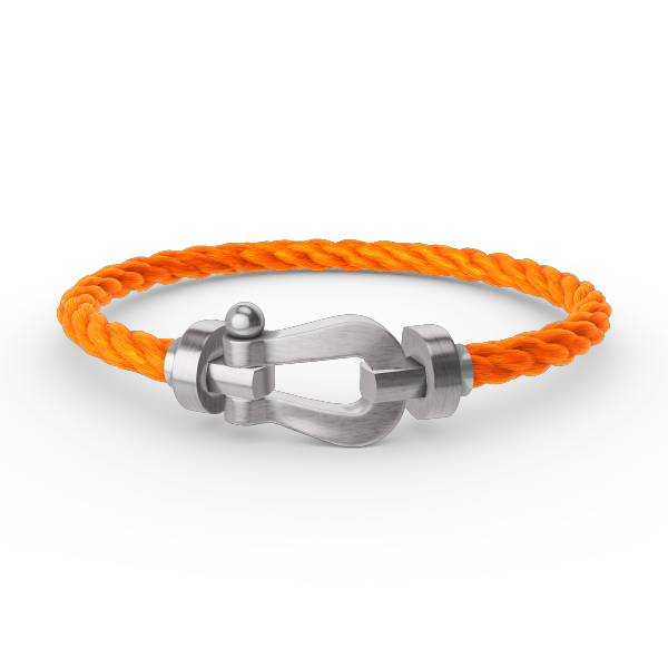 [Novalux]FORCE LARGE HORSESHOE BRACELET - WHITE GOLD